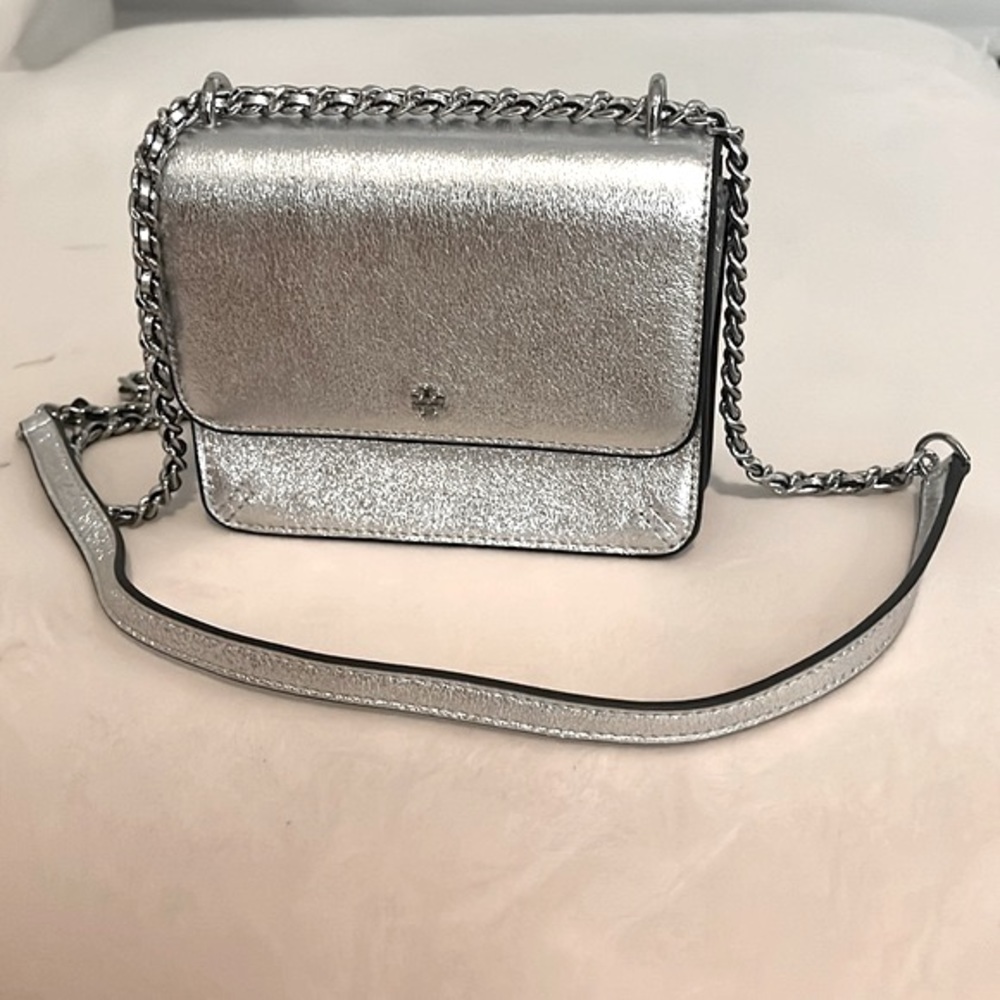 Tory Burch mini leather bag NWOT includes dust bag 6in x 5in height x 3in depth